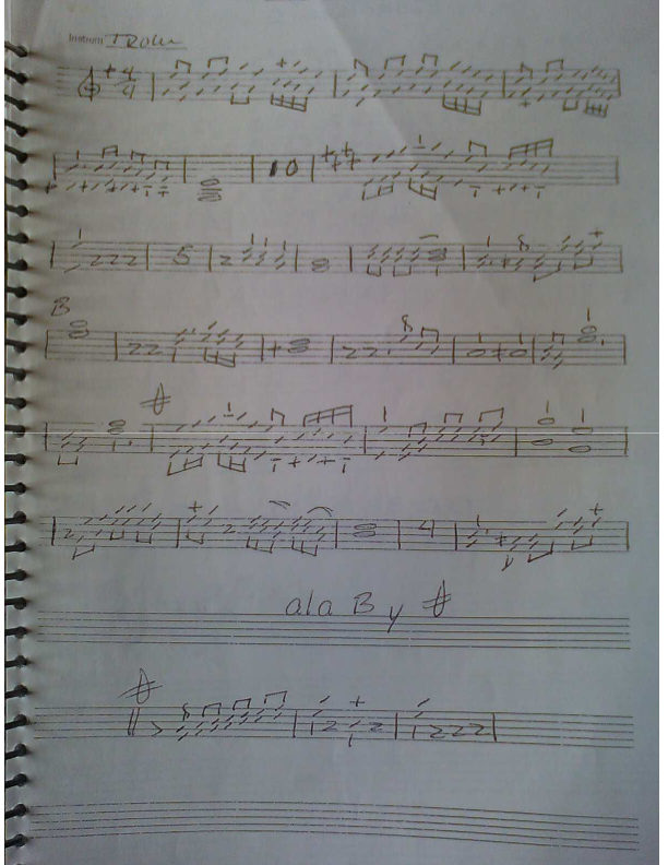 La imagen puede contener una previsualizacion de una partitura